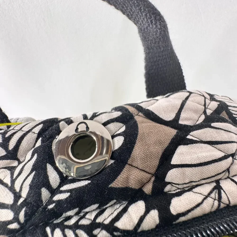 Vera Bradley Backpack Floral Design School Pockets Travel Yellow Neon Weekender - Picture 8 of 16